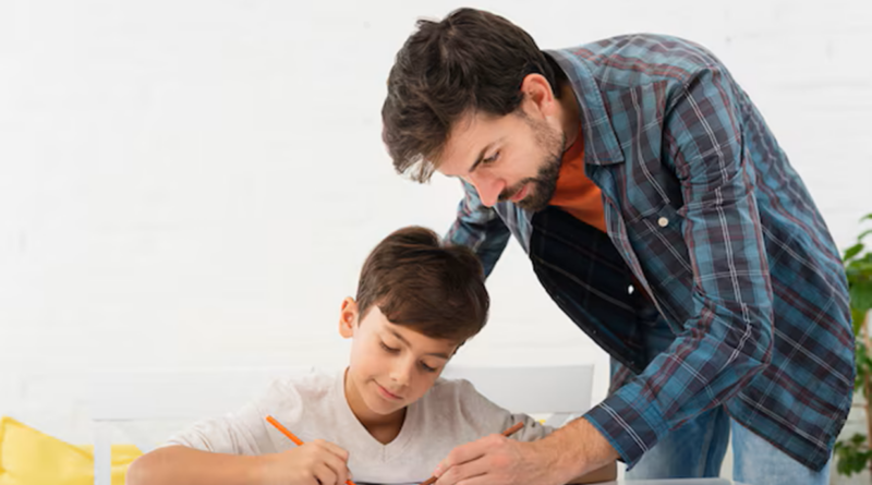 pere-regardant-son-fils-faire-ses-devoirs_23-2148350761