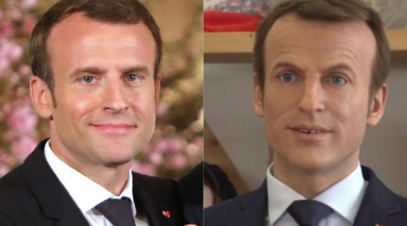 macron statue